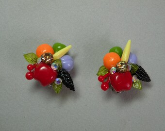 Mixed Fruit Earrings