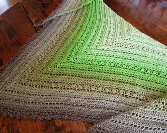 Shawl/Vintage Style/Boho/Chic/Crochet/Gift/Evening/Summer/Fall