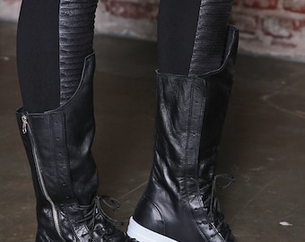 Black Boots/ Women Sneakers/ Leather Boots/ Combat Boots / Black Boots / Casual Boots / Women Sneakers / High Sneakers / Sport Boots