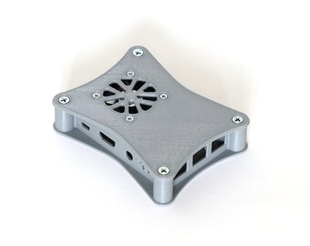 Raspberry Pi 3, 2, & B+ 3D Printed Case with Fan and Heatsinks