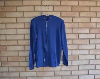 Vintage Super Soft Hooded Zip Up Sweatshirt Medium