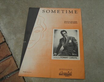 1925 vintage sheet music ( Sometime )
