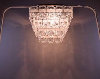 Vintage chandelier - Mid-century crystal chandelier