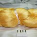 Yellow Metallic Hand Dyed Japanese Silk Thread-Circa 1920's