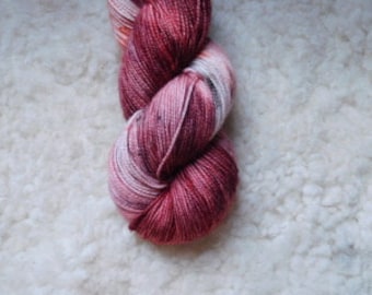 Warm Chocolate Hand Dyed Sock Yarn