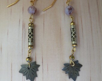 Autumn Rose Quartz Earrings