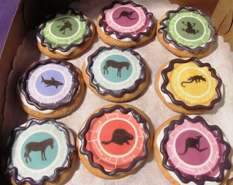 Wild Kratts Adventure disc sugar cookies