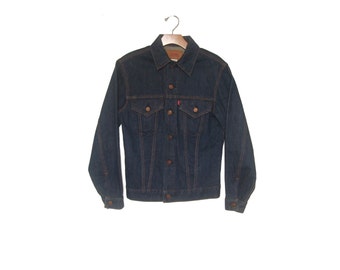 Vintage Levi's 60s - 70s Big E Denim Jacket Trucker Men's Small Medium