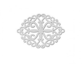 20 prints form Oval Filigree connectors