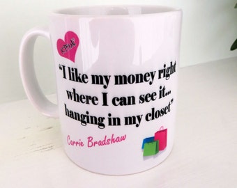 Carrie Bradshaw Mug & Coaster
