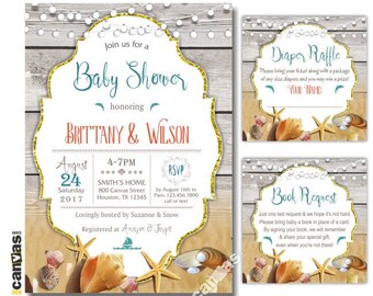 summer themed invitations