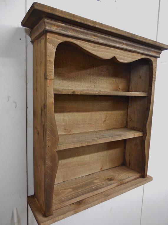 Items similar to Rustic Wall Shelf, Shabby style wall shelf, primitive