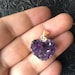 Amethyst Heart Pendant