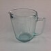 Clear Green Glass Measuring Cup, 16 Ounce - 500 ML English - Brazilian Approximate Capacities, Convex Rim