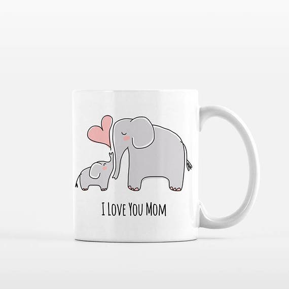 Mom Mothers Day Gift for Mom from Daughter Mom and Baby Elephant Mug New Mom Gift for Mom Mug Grandma Mug Grandma Gift Mom Coffee Mug
