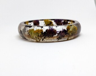 Coffee, mustard, and horseweed bangle