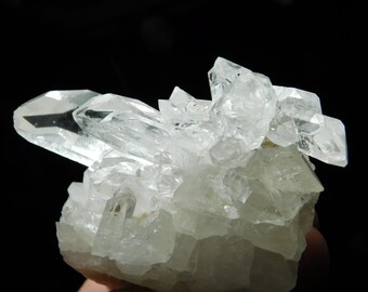 A Larger Very Nice & 100% Natural AAA Quartz Crystal Cluster From Brazil 255gr