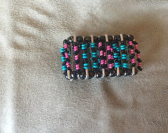 Safety pin bracelet,large