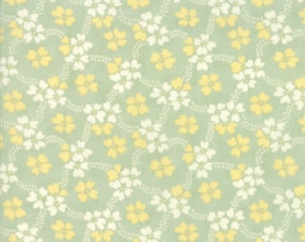 Ella and Ollie - Daisy Rings in Pond: sku 20302-14 cotton quilting fabric by Fig Tree and Co. for Moda Fabrics