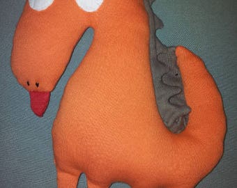 A small dragon fluffy and full of love