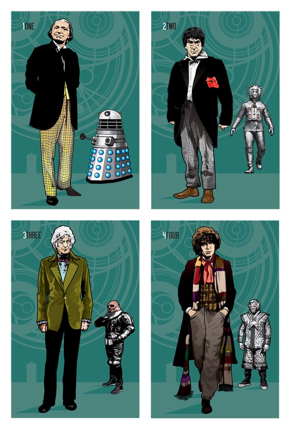 Doctor Who The Twelve Doctors Set of Individual 6 x