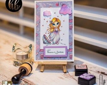 Handmade Card / Emily Showers Of Love Card