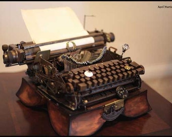 Vintage Steampunk Typewriter