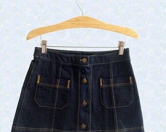 Petite • Denim • Mini skirt