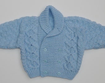 Boys Shawl Collar Cardigan (3 Months)