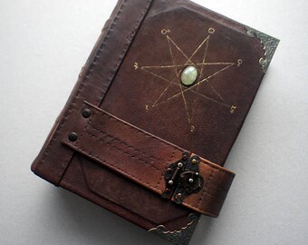 Grimoire with Seven-Pointed Star
