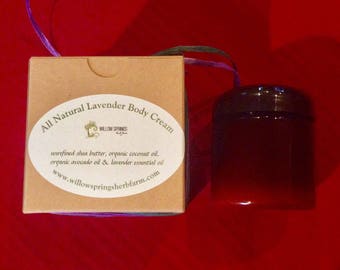 Organic Avocado Body Cream