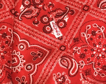 70's Levis Rare Bandana Print Jeans