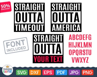 straight outta america svg straight outta quote svg printable cuttable vinyl design cut file download