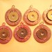 6 Vintage Coppercoated Spinner Pendant with 18mm Spinning Setting