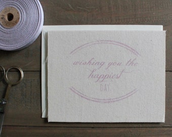 Wishing You the Happiest Day