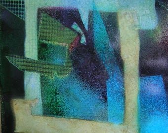 Original Mixed Media Abstract Art - Myriad of Colors, 25x21