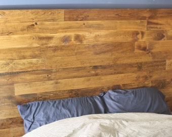 Wood headboard | Etsy