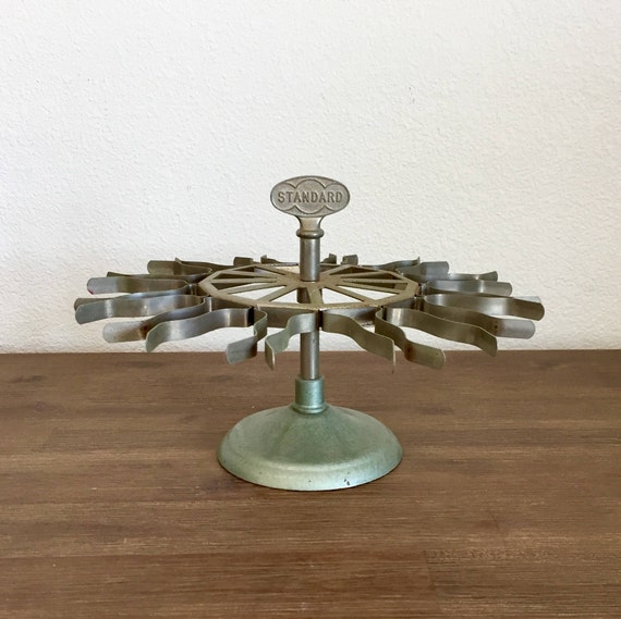 Vintage Standard Rubber Stamp Holder Office Decor Metal