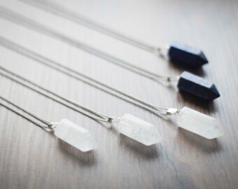 Quartz pendant, mineral pendant, quartz necklace, quartz pendant