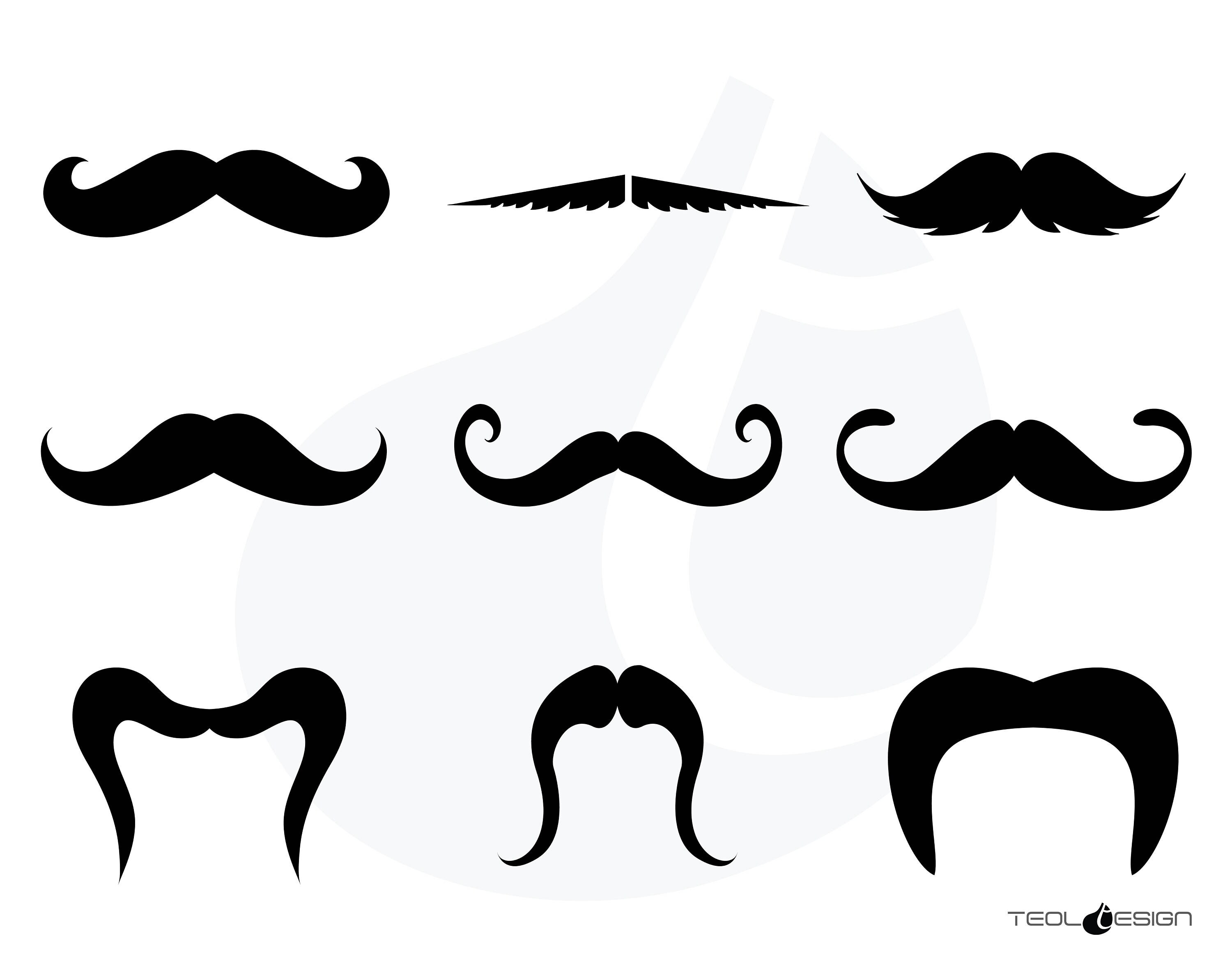 Download EPS SVG PNG Mustache svg file mustache clipart mustache