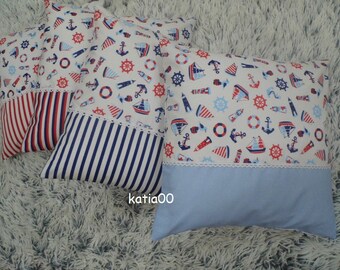 Pillowcase,4 PIECES ,handmade,hand crochet,home decor, designer,shabby chic,sewn,gift,paris,kitchen decoration