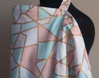 Breastfeeding Cover, Nursing Cover, Pastel Gold Nursing Cover Up