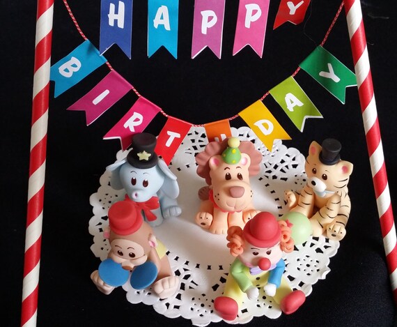 Circus Birthday Circus Cake Topper Carnival Decorations