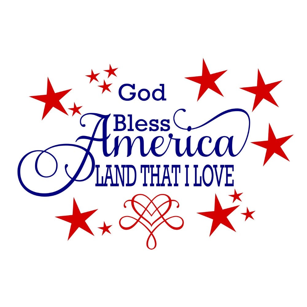 SVG God Bless America Land That I Love God Bless America   Il Fullxfull.983167806 Mgup 