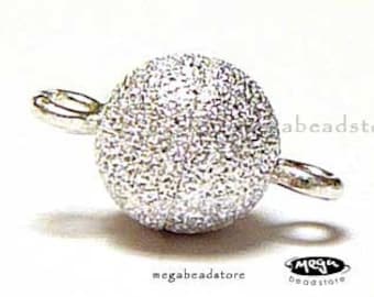 6mm Ball Magnetic Clasp Stardust 925 Sterling Silver F284