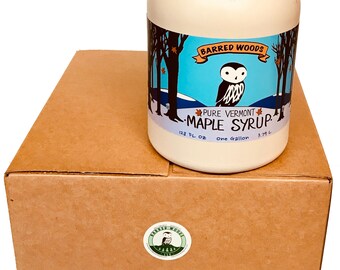 Bulk Maple Syrup - Four 1 Gallon Jugs of Pure Vermont Maple Syrup