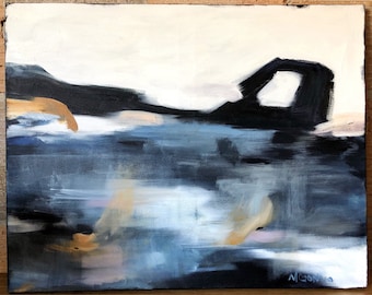 ORIGINAL acrylic abstract painting.