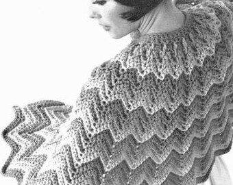 Ripple Cape Crochet Pattern 723165