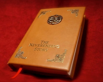 The Neverending Story Book Replica - Leatherbound Prop Replica (Inspired by The Neverending Story)