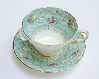 Vintage Paragon Fine Bone China Tea Cup and Saucer - Made in England